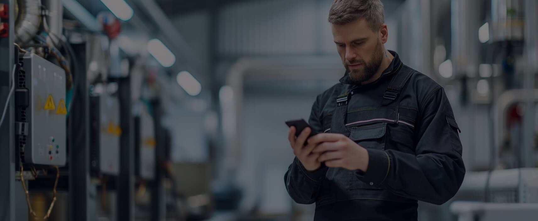 Technik firmy Scall s aplikací TaskGrip v telefonu